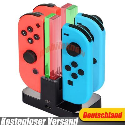 Joy-Con Controller Ladestation Ladegerät USB Charger für Nintendo Switch Konsole