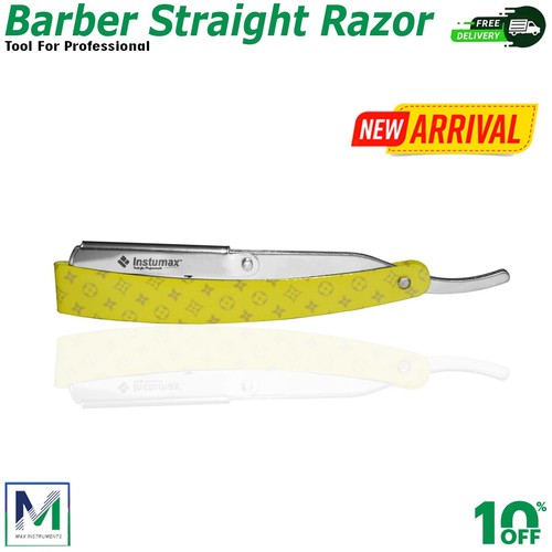 Rasoio professionale per capelli lisci da barbiere rasoio dritto pieghevole - Foto 1 di 9
