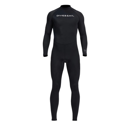 Costume da bagno uomo estivo manica lunga pezzo unico leggero traspirante spiaggia surf - Foto 11 di 26
