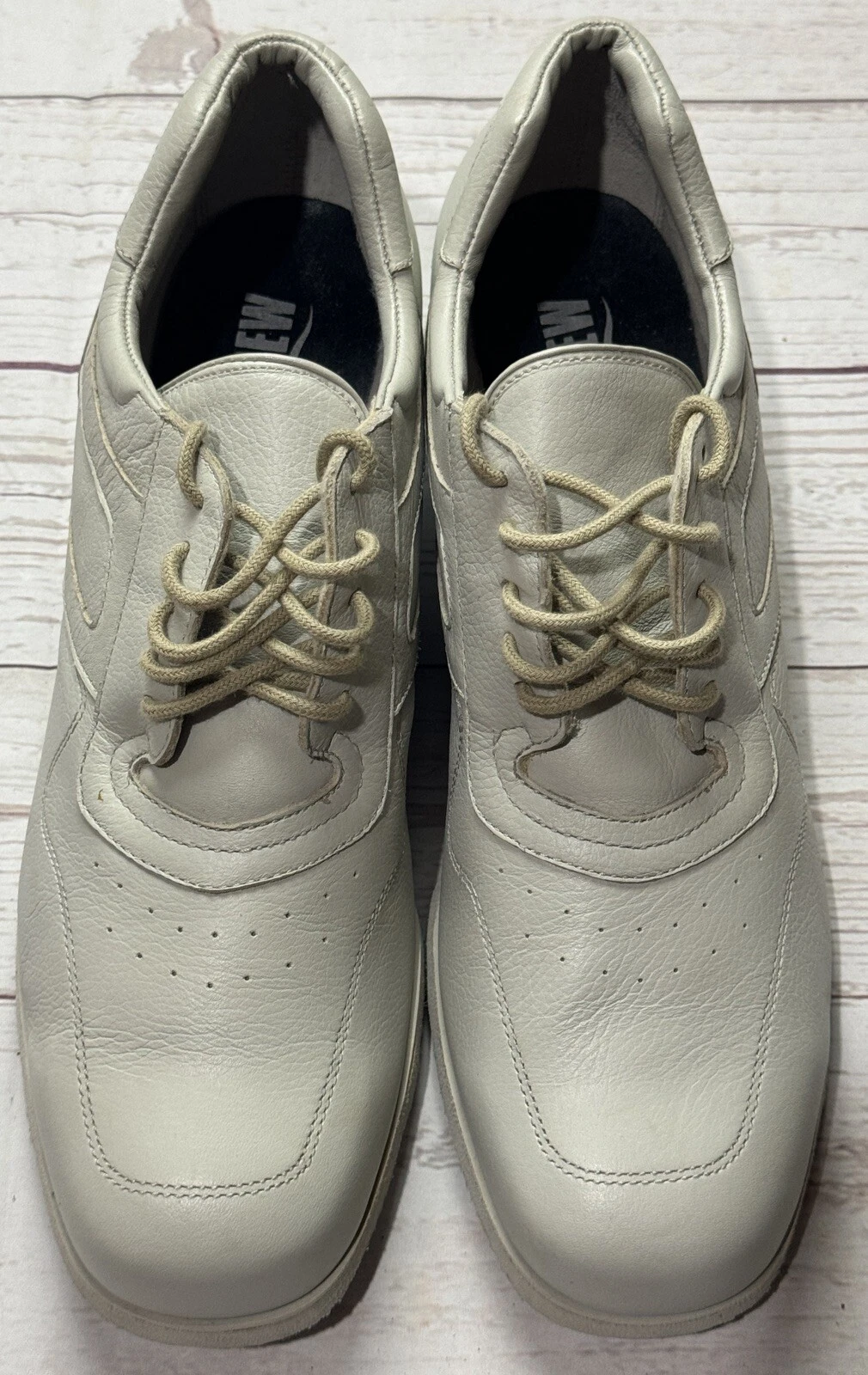 Drew Beige Lace Up Walking 12m Athletic Diabetic Orthotic Shoes