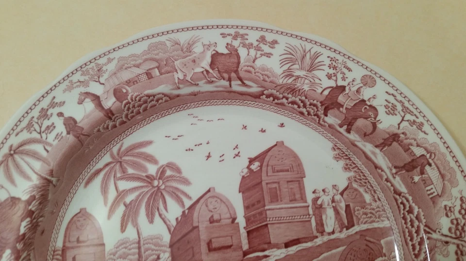 DINNERWARE - Cranberry by SPODE Archive Collection - DINNER PLATE 10 1/2 - Image 3 of 4