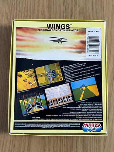 Amiga Cinemaware Wings Vintage Spiel - Boxed Working -👽👾Retro Geschenkidee👾👽 - Bild 7 von 24