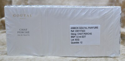 CHAT PERCHE ANNICK GOUTAL EAU DE TOILETTE 12 x SAMPLES 0.05 FL. OZ. 1.5 ML SPRAY