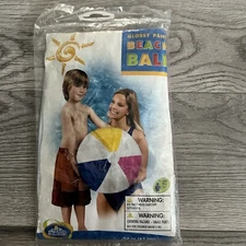 2010 Intex Glossy Panel 24" Inflatable  Beach Ball New Sealed 59030
