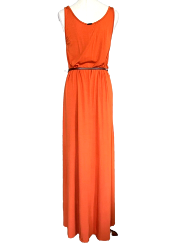 Seafolly Dress Size M Maxi Burnt Orange Maxi Sleeveless Side Slits Brand New - Picture 5 of 7