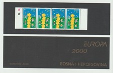 S36599 BOSNIE-HERZÉGOVINE EUROPE CEPT MNH** 2000 Livret Seulement 20000 Imprimés