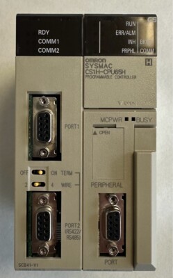 Omron CS Sysmac  CPU  / Communication Board   CS1H-CPU65H  /  CS1W-SCB41-V1
