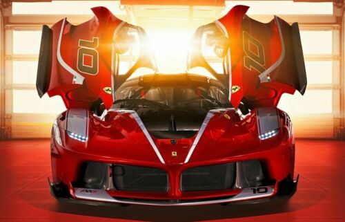 Fast Car Posters Set of 62 Supercar Racing Prints Speed Wall Art Picture Decor - Picture 25 of 66