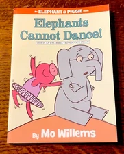 SIGNED SKETCHED ARC Mo Willems ELEPHANTS CANNOT DANCE Uncorrected Advance Proof!
