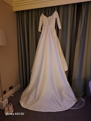 wedding dress size 12 uk used - Picture 2 of 5