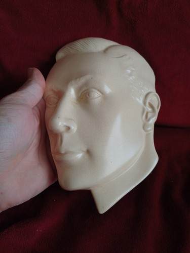 KING GEORGE VI SOLIAN WARE WALL HANGING PLAQUE VINTAGE 1937 F GARBUTT 22CM SOHO - Picture 11 of 11
