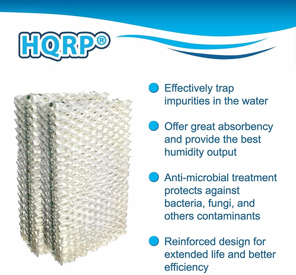 Pacote com 4 filtros de pavio para IDYLIS IHUM-10-140 4 galões casa inteira, 828413B002 - Imagem 2 de 4