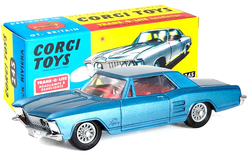 wonderful CORGI-model BUICK RIVIERA -bluemetallic - edition 2025 made in China - Image 4 of 4