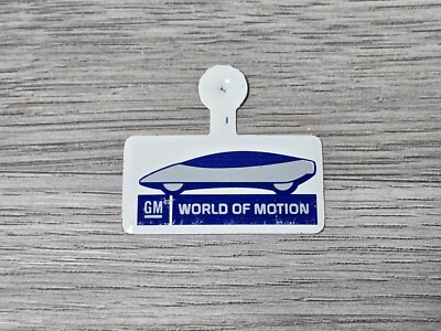  1964 New York Worlds Fair World of Motion Pinback General Motors Automotive 