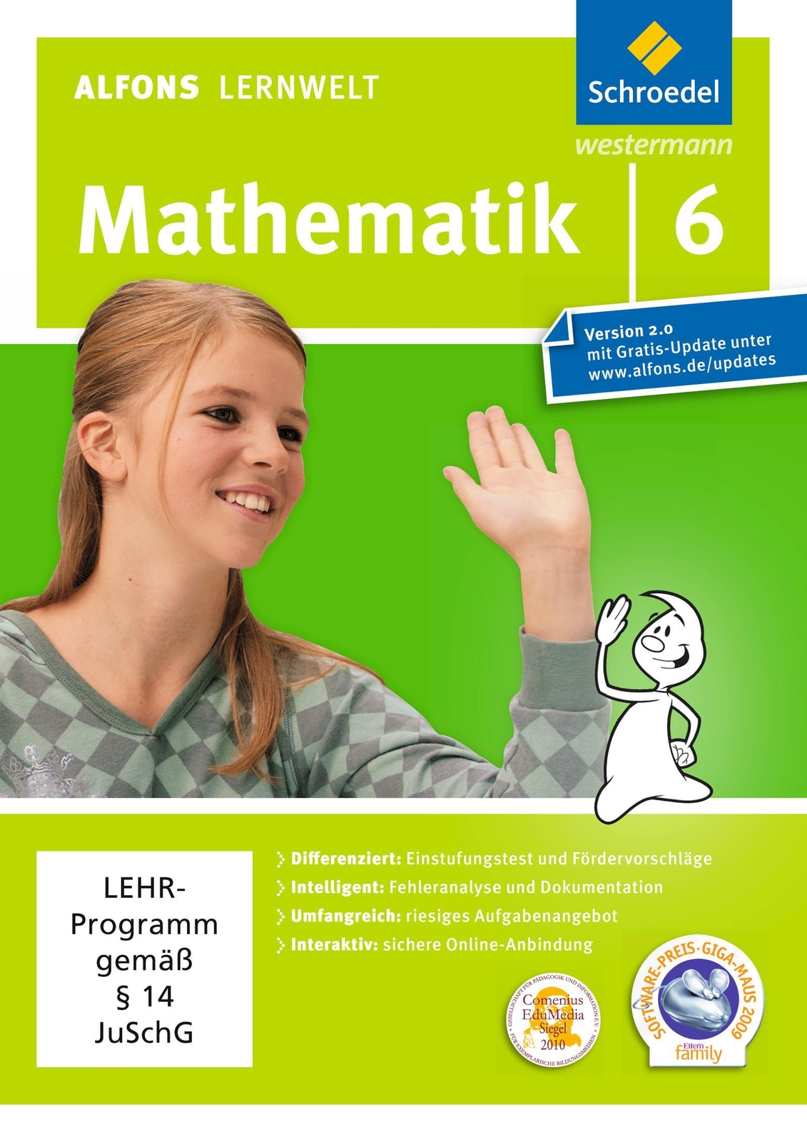 Thumbnail - Alfons Lernwelt Lernsoftware Mathematik 6. Dvd-rom Für Windows 7;