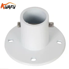 For Inground Swimming Pool Slide Aluminum Silde Deck Flanges w/ Flange Bolt