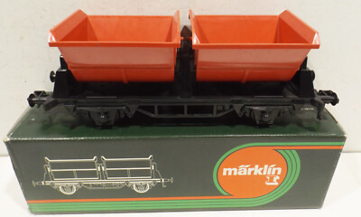 Märklin Échelle 1 - 5859 Tombereau Lore Wagons de Charbon Rouge/Noir en Ovp