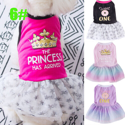 Dog Skirt Chihuahua SmallDog Princess Dress Pet Dress Cotton Puppy Cat Clothes🔥 - Picture 7 of 59