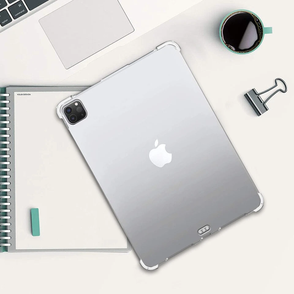 Tough & Flexible Clear TPU Case +9H Tempered Glass For iPad Pro 12.9"(4th.) 2020 - Image 2 of 4