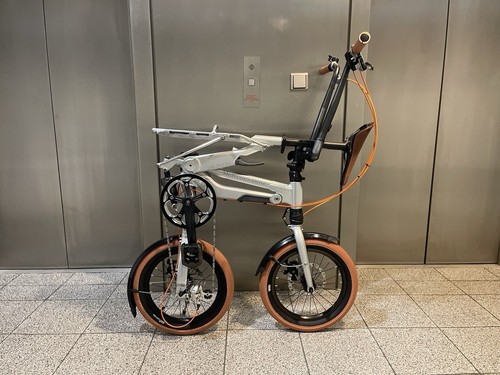 Bicicletta pieghevole Mercedes Benz Folding Bike bicicletta pieghevole, pieghevole argento - Foto 5 di 17
