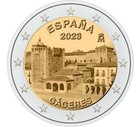 2 Euro Gedenkmünze / Sondermünze Spanien 2023 Altstadt von Caceres