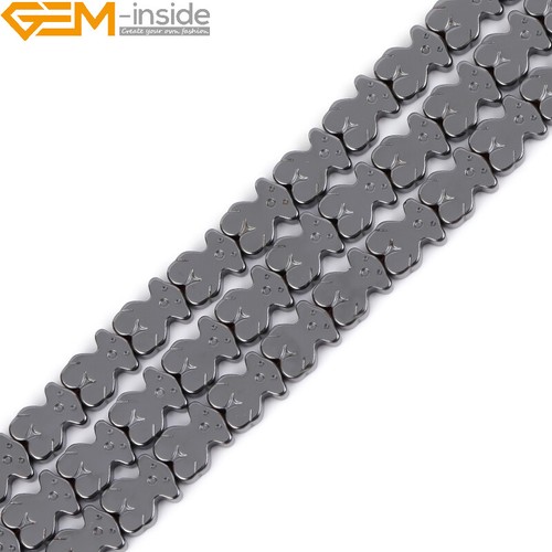 Cuentas de hematita negras naturales fabricación de joyas poder energía chakra 15" moneda cruz - Imagen 139 de 360