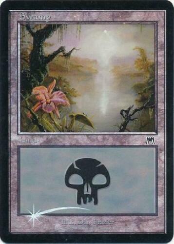 MTG Swamp 341 - Foil MTG Onslaught LP/EX
