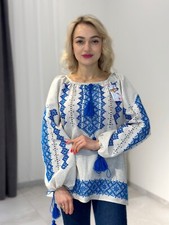 HANDMADE EMBROIDERY Ukraininan national blouse Vyshyvanka