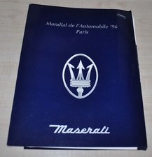 Maserati Press Folder Lot Brochure Prospekt
