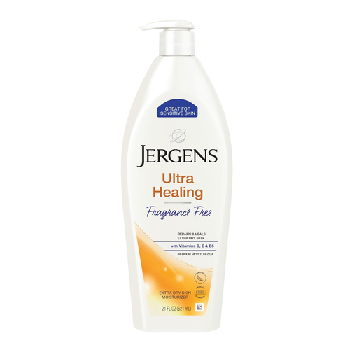 Jergens Loción para Manos y Cuerpo, Hidratante Ultra Curativo para Piel Seca, 21 Onzas - Imagen 9 de 12