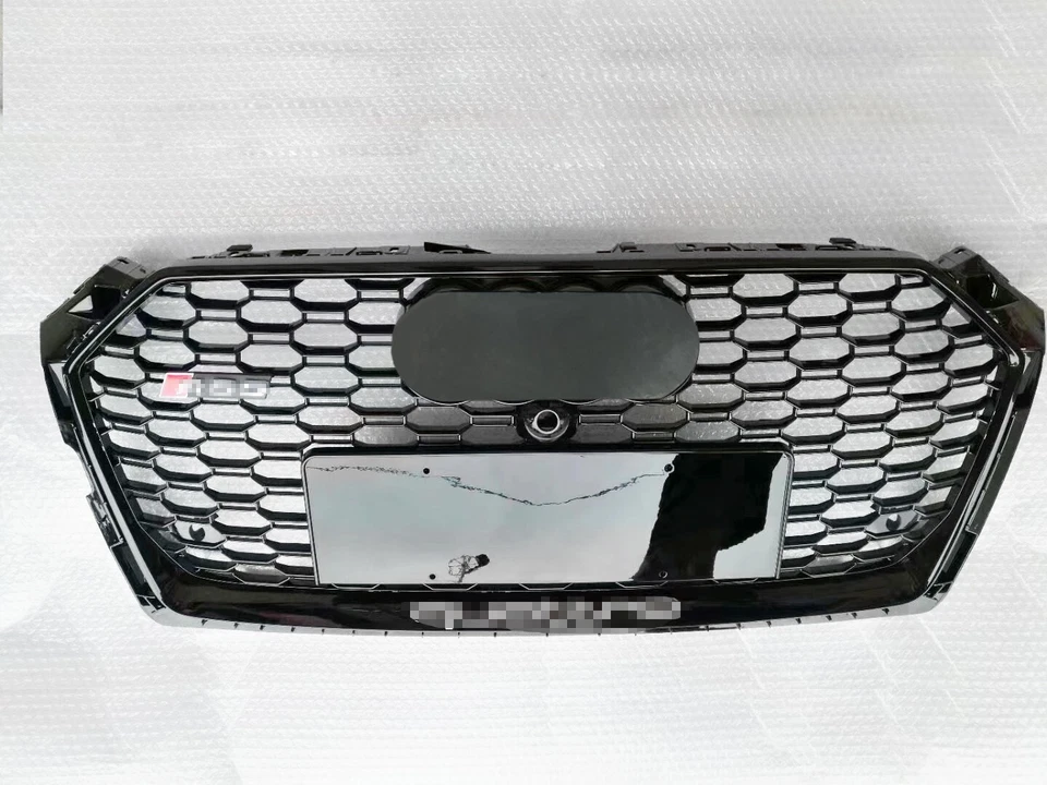 For Audi A5 S5 B9 2017 2018 2019 Grill RS5 Style Honeycomb Front Bumper Grille Foto 3 de 4