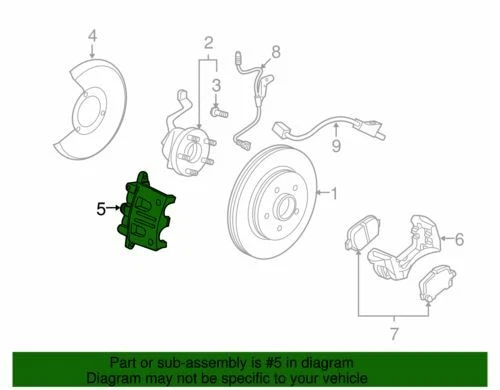 Genuine GM 2007-2015 Chevrolet Pontiac Saturn Brake Caliper Driver Side 96626067 — 第 2/2 张图片