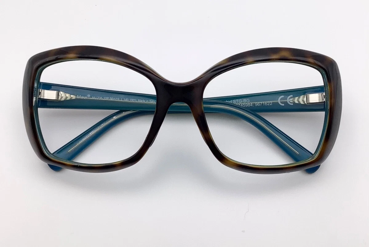 Maui Jim Orchid MJ 735 10P Sunglasses Tortoise with Peacock Frames