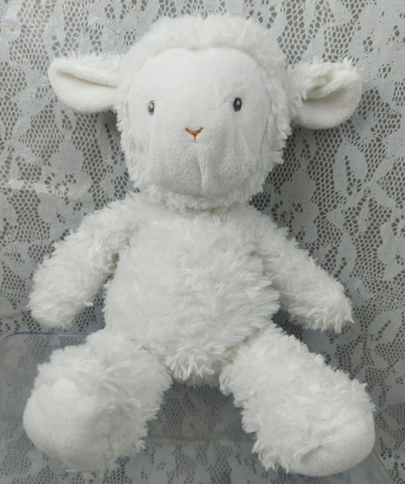Плюшевые белые вышитые глаза Carter's Lamb для детей предпочтительные мягкие 12 дюймов 2018 г. - Изображение 3 из 4