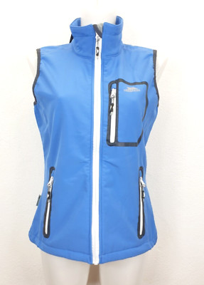 K36) TRESPASS Damen Sofshellweste  Gr. S Neu Blau