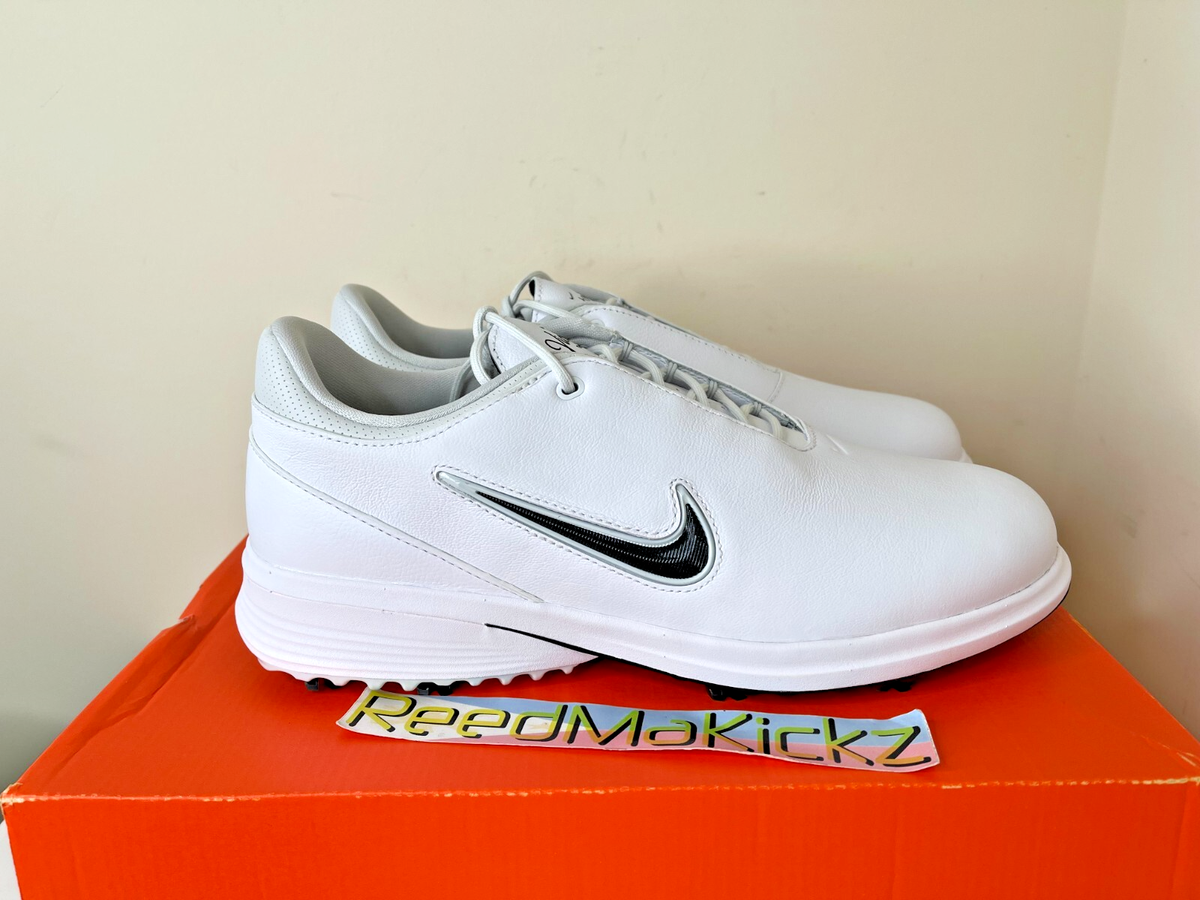 Nike Victory Tour 4 White Black W/ SPIKES Mens 8us FZ4155 100 | eBay
