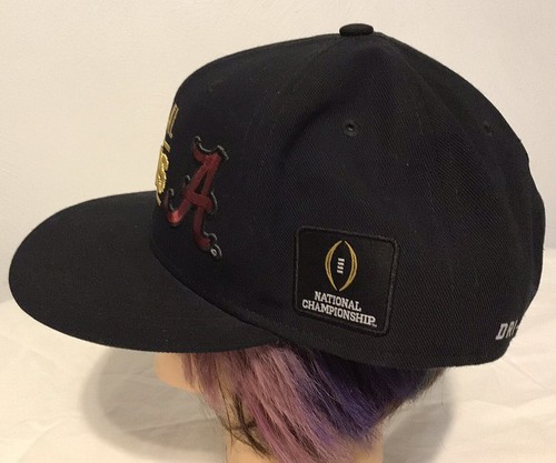 Alabama Crimson Tide Cap Nike 2015 NCAA National Champs Umschließfach Zimmer Druckknopflasche Mütze - Bild 4 von 8