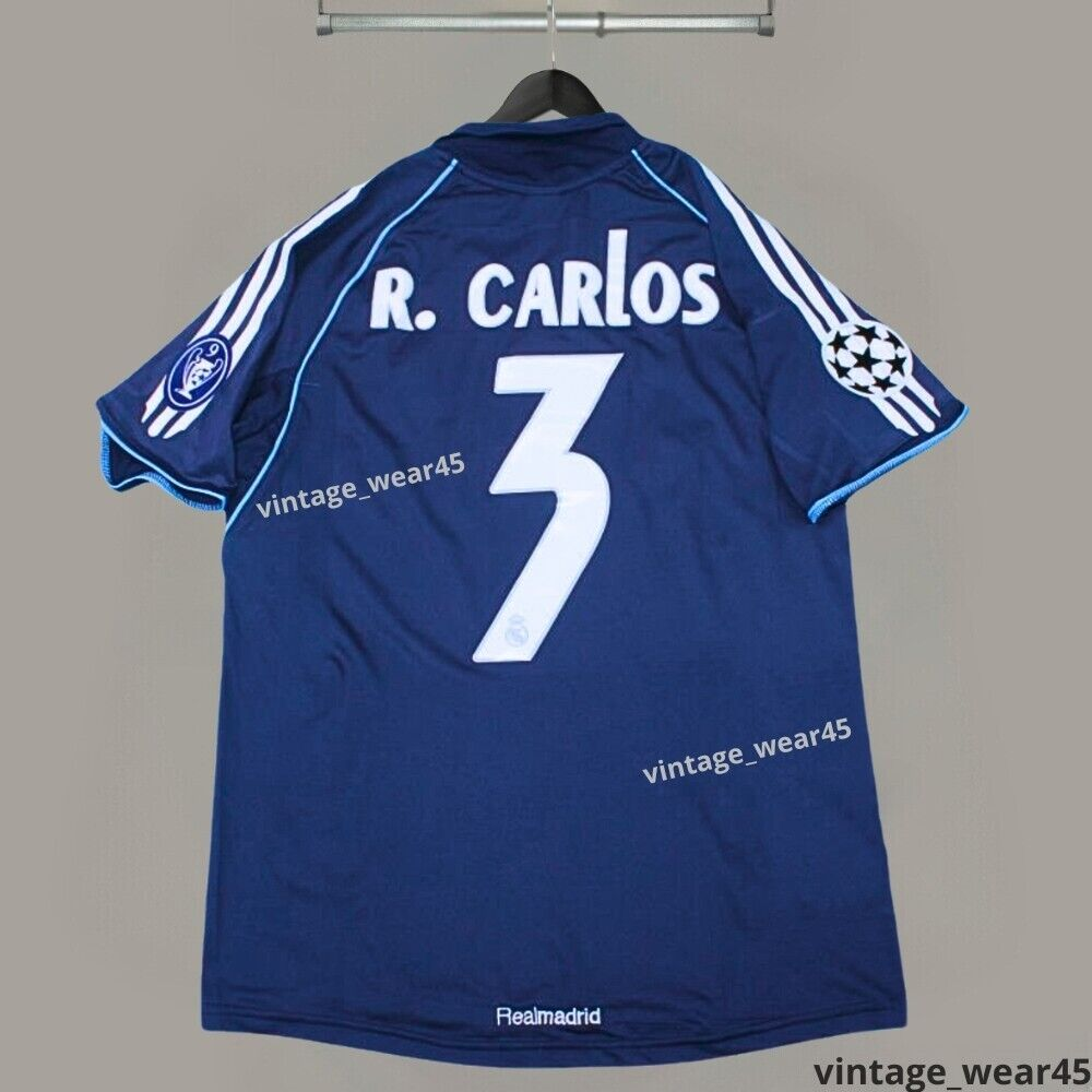 Roberto Carlos #3 Real Madrid 2005/2006 Retro Blue Short
