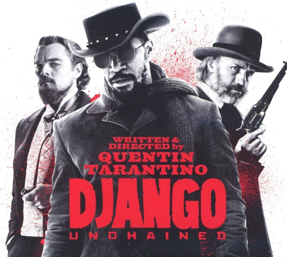 Django Unchained 2012 DVD Movie Jamie Foxx, Samuel L Jackson Django Unchained 2012 DVD Movie Jamie Foxx, Samuel L Jackson