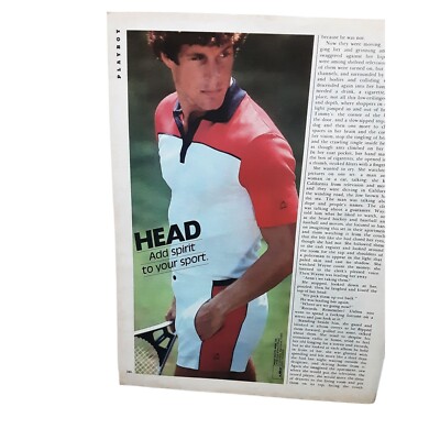 1981 HEAD Tennis Add Spirit To Your Sport 80s Original Magazine Print Ad Vintage