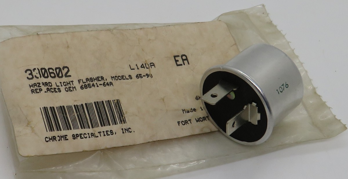 330602 Chrome Specialties Hazard Flasher Relay for Harley FX FL XL