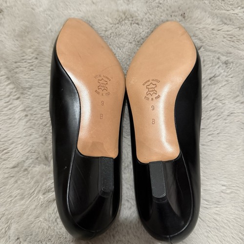 Amalfi by Rangoni Women kaitlyn Heels Black Size 9 Made in Italy Timeless Career - Picture 7 of 10