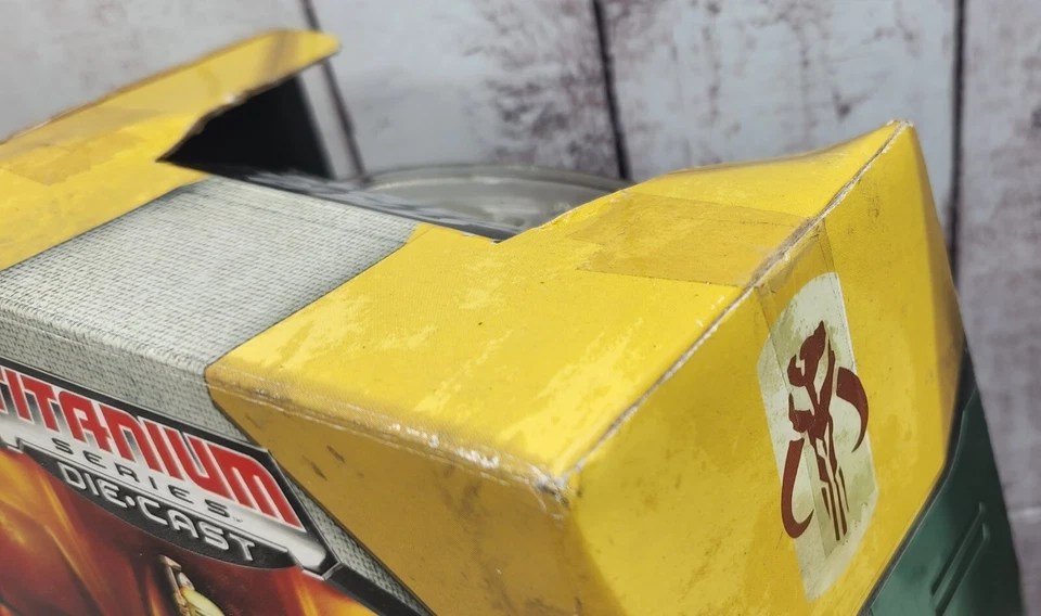 Star Wars Titanium Series Die Cast: Boba Fett Micro Machines Galoob Hasbro - Image 4 of 4