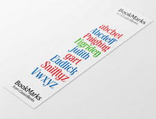 500 Custom Printed Bookmarks 2 SIDED Personalized Book Mark 2"x7"