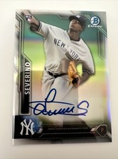 2016 Bowman Chrome Refractor /499 Luis Severino #CRA-LS Rookie Auto RC Flawless