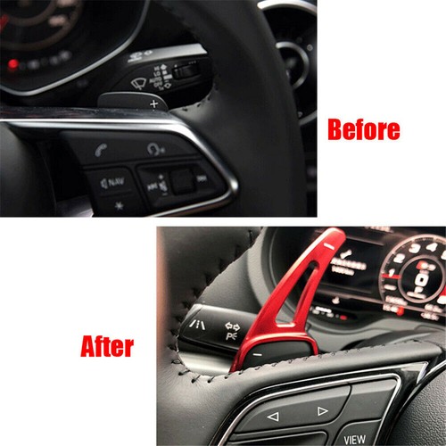 Blade Aluminum Steering Wheel Shift Paddle Shifter Extension For Audi SQ5 18-19 - Picture 3 of 12