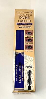 Max Factor Masterpiece Divine Lashes Waterproof Mascara,9ml - Schwarz Wasserfest