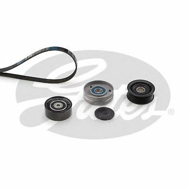 GATES FAN BELT PULLEY KIT for VW PASSAT Variant 2.5 TDI 2003-2005 - Picture 2 of 8