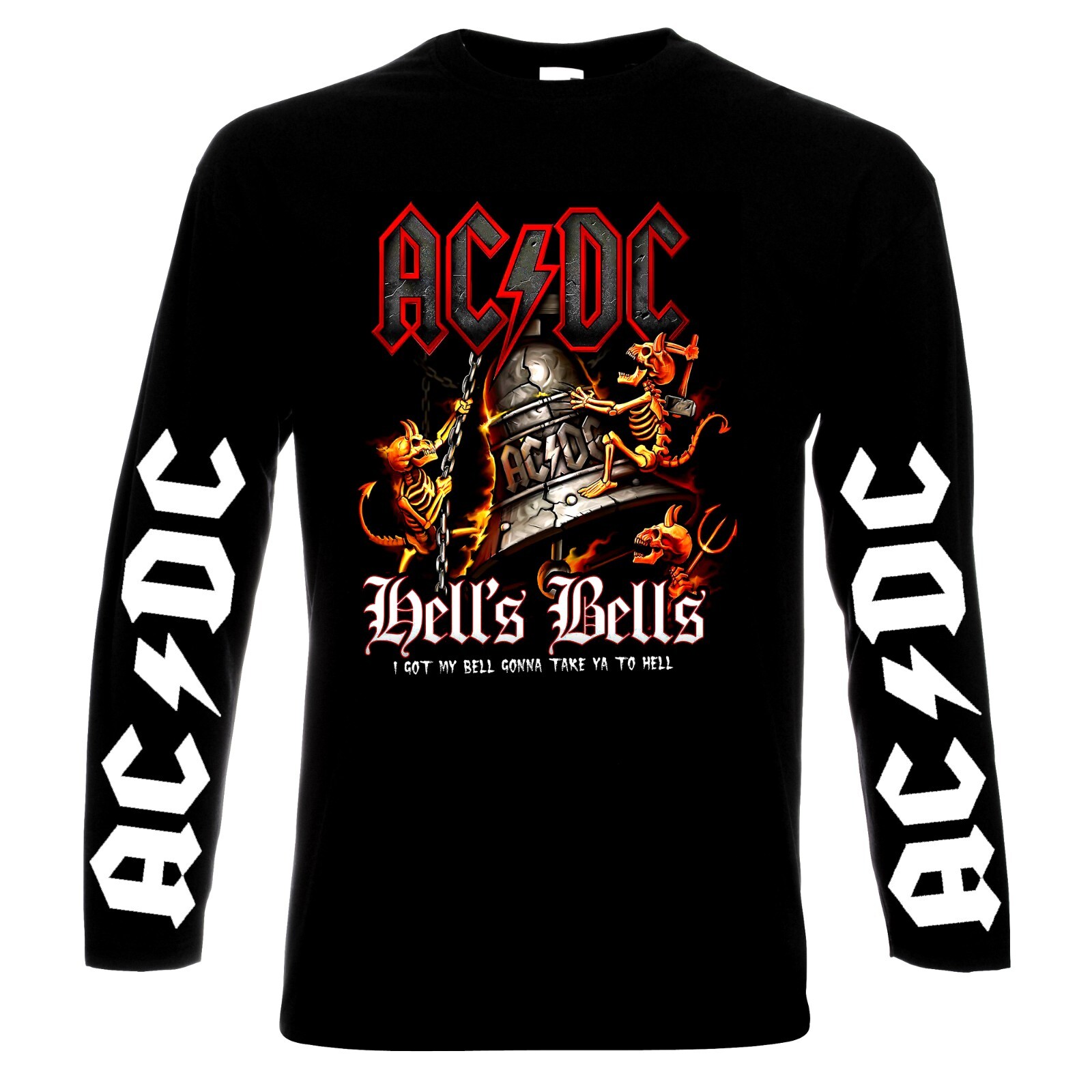 AC DC men's long sleeve t-shirt,100% cotton,S to 5XL | eBay