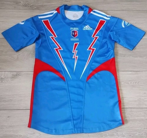 Stade Francais Paris Rugby Home Shirt 2006/2007 - Adidas Small S Jersey Top C6D